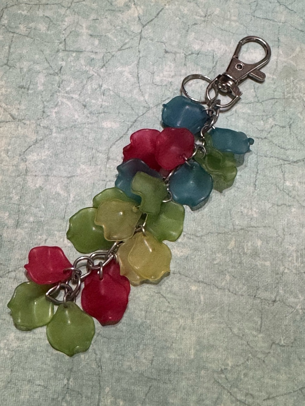 COLORFUL FLOWER PETALS BAG TAG HANG TAG - Picture 1 of 7